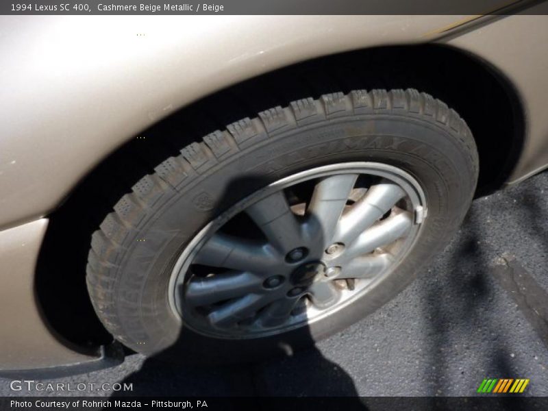 Cashmere Beige Metallic / Beige 1994 Lexus SC 400
