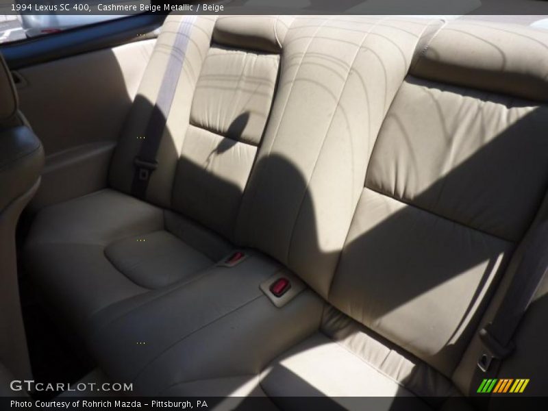 Cashmere Beige Metallic / Beige 1994 Lexus SC 400