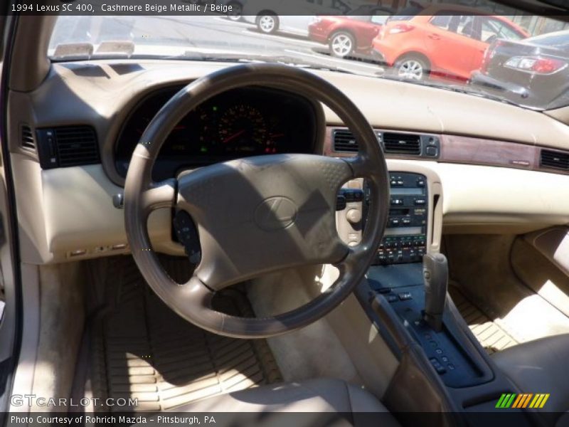 Cashmere Beige Metallic / Beige 1994 Lexus SC 400