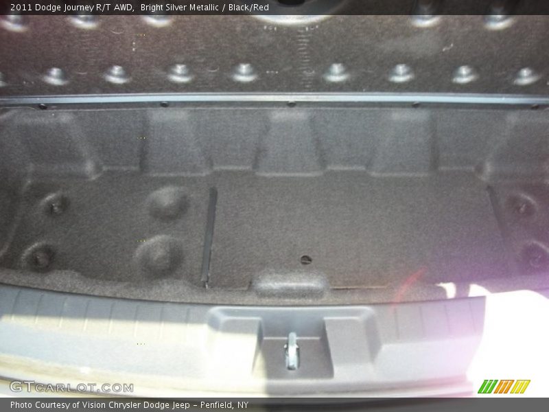 Bright Silver Metallic / Black/Red 2011 Dodge Journey R/T AWD