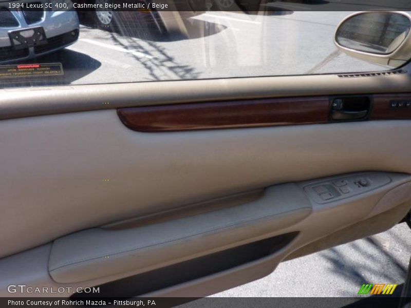 Cashmere Beige Metallic / Beige 1994 Lexus SC 400