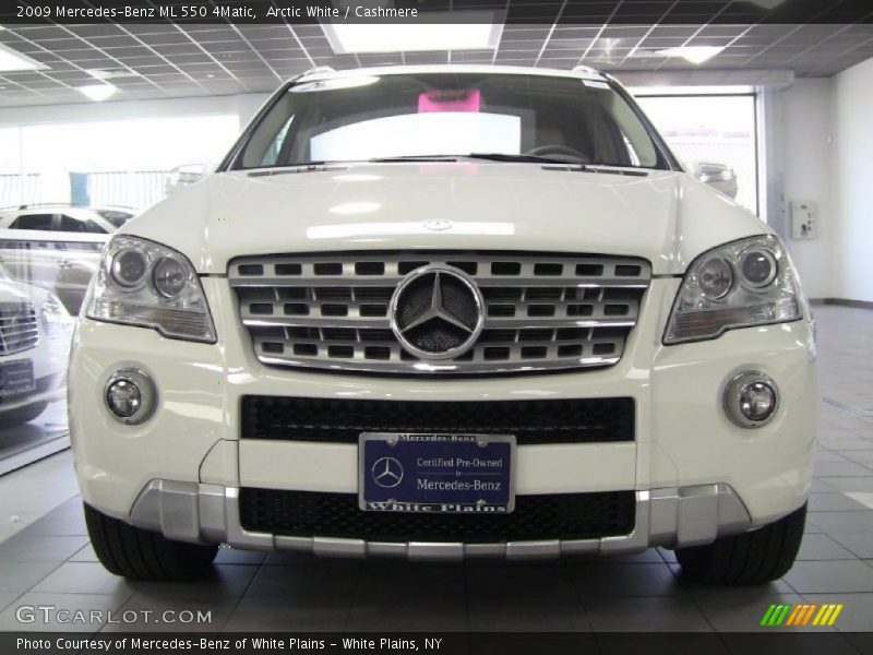 Arctic White / Cashmere 2009 Mercedes-Benz ML 550 4Matic