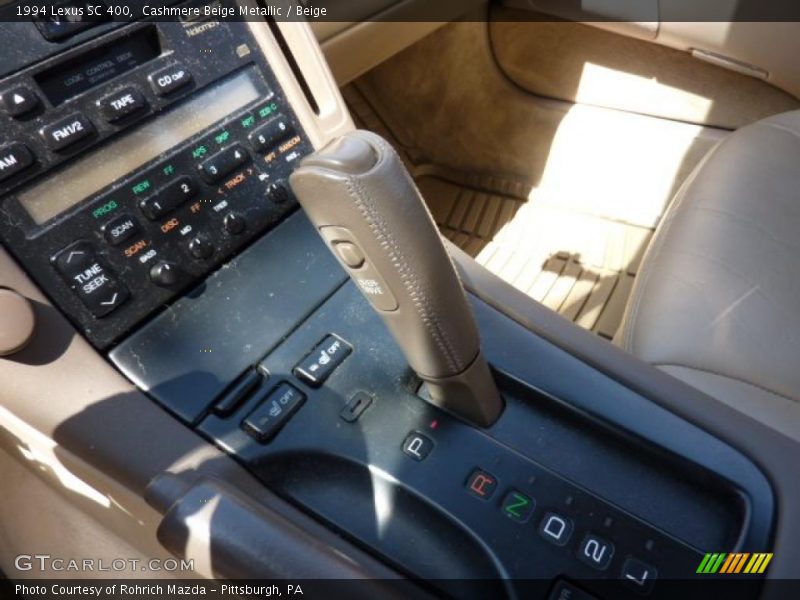 Cashmere Beige Metallic / Beige 1994 Lexus SC 400