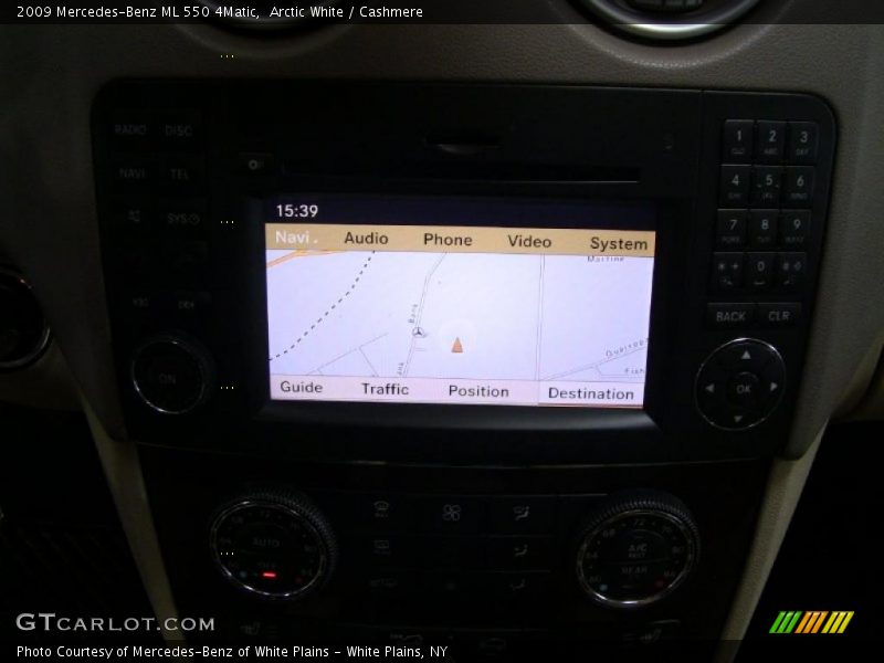 Arctic White / Cashmere 2009 Mercedes-Benz ML 550 4Matic