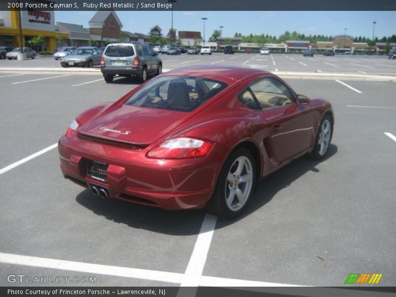 Ruby Red Metallic / Sand Beige 2008 Porsche Cayman S