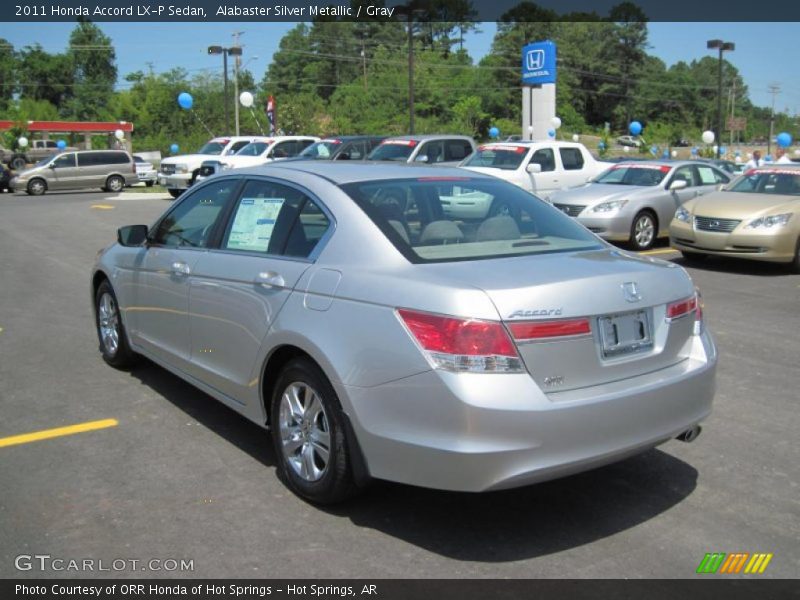 Alabaster Silver Metallic / Gray 2011 Honda Accord LX-P Sedan