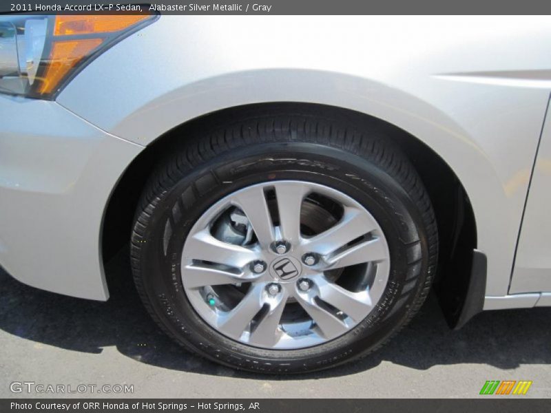 Alabaster Silver Metallic / Gray 2011 Honda Accord LX-P Sedan