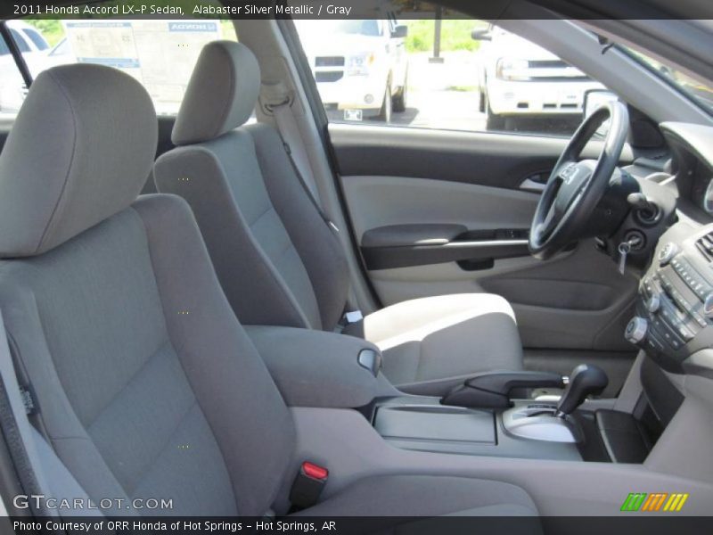 Alabaster Silver Metallic / Gray 2011 Honda Accord LX-P Sedan