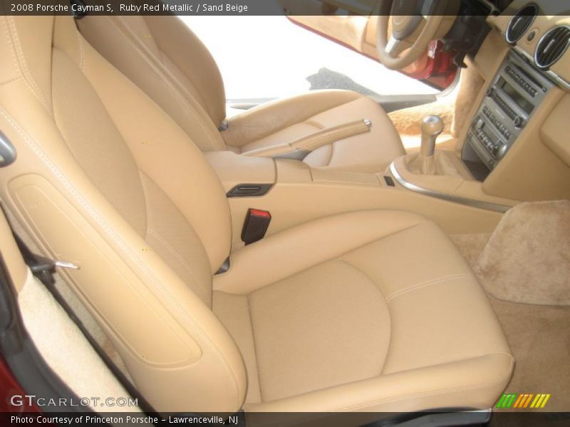 Ruby Red Metallic / Sand Beige 2008 Porsche Cayman S