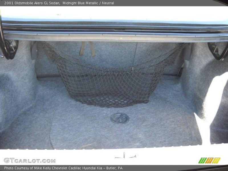 Midnight Blue Metallic / Neutral 2001 Oldsmobile Alero GL Sedan
