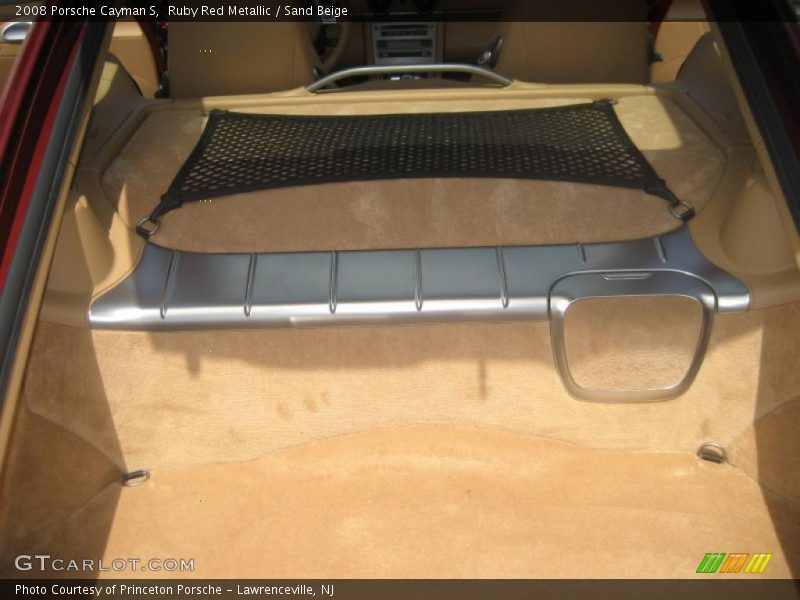 Ruby Red Metallic / Sand Beige 2008 Porsche Cayman S