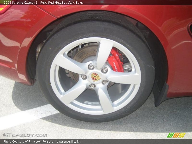 Ruby Red Metallic / Sand Beige 2008 Porsche Cayman S