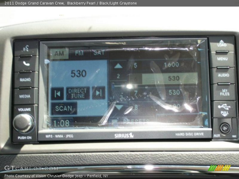 Blackberry Pearl / Black/Light Graystone 2011 Dodge Grand Caravan Crew