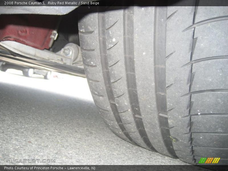 Ruby Red Metallic / Sand Beige 2008 Porsche Cayman S