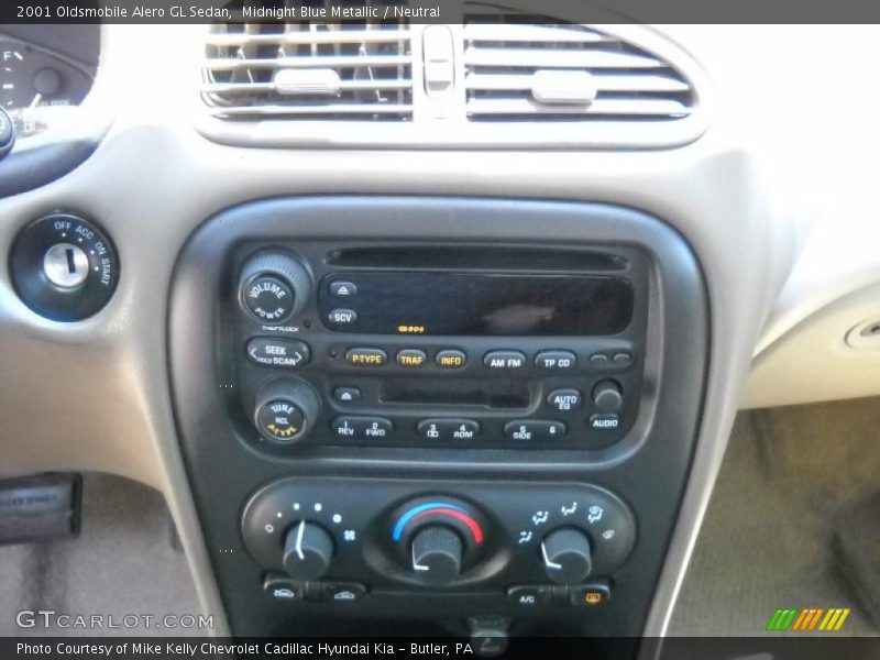 Midnight Blue Metallic / Neutral 2001 Oldsmobile Alero GL Sedan