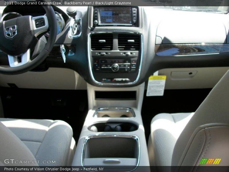 Blackberry Pearl / Black/Light Graystone 2011 Dodge Grand Caravan Crew