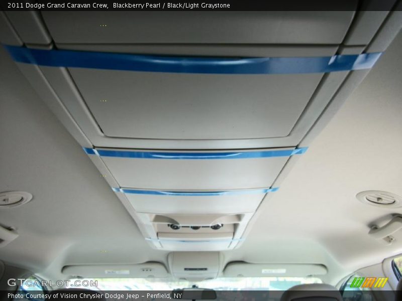 Blackberry Pearl / Black/Light Graystone 2011 Dodge Grand Caravan Crew