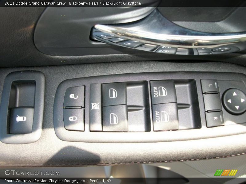 Blackberry Pearl / Black/Light Graystone 2011 Dodge Grand Caravan Crew