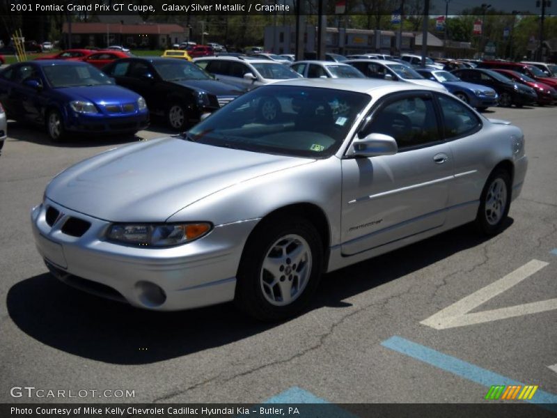 Galaxy Silver Metallic / Graphite 2001 Pontiac Grand Prix GT Coupe
