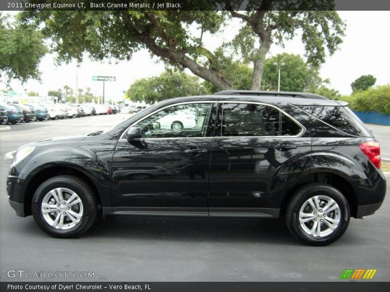 Black Granite Metallic / Jet Black 2011 Chevrolet Equinox LT
