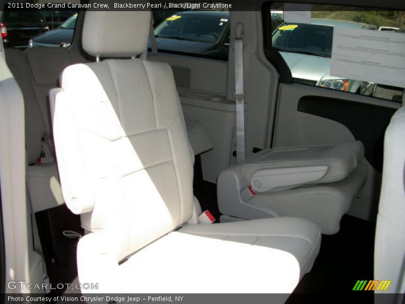 Blackberry Pearl / Black/Light Graystone 2011 Dodge Grand Caravan Crew
