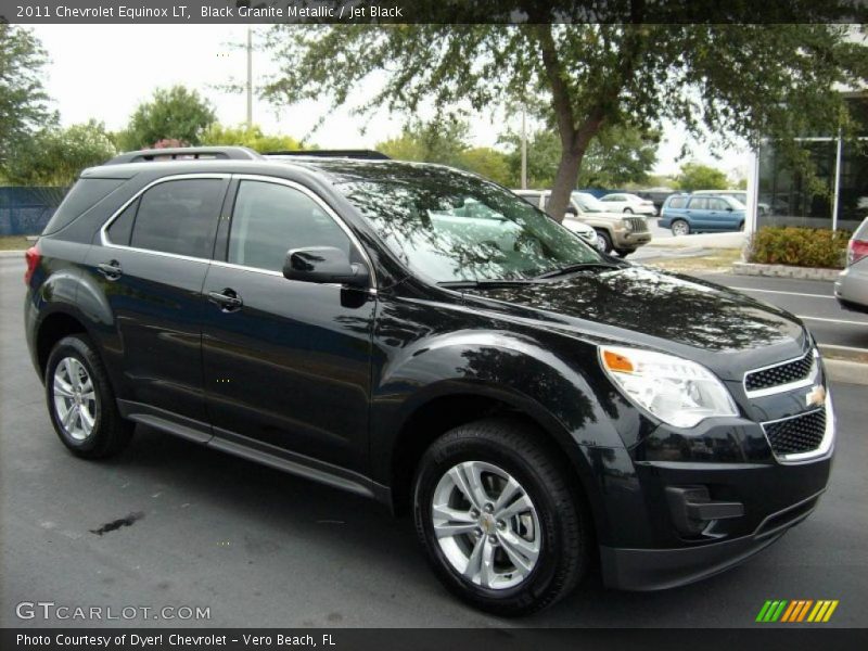 Black Granite Metallic / Jet Black 2011 Chevrolet Equinox LT