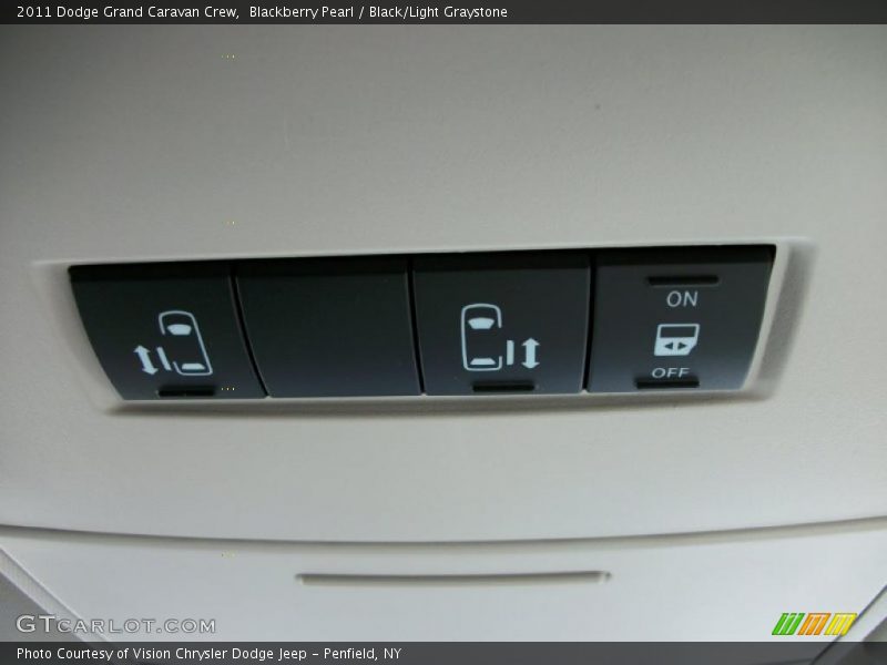 Blackberry Pearl / Black/Light Graystone 2011 Dodge Grand Caravan Crew