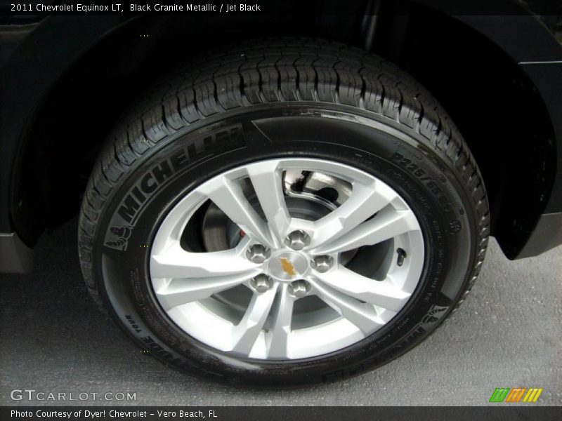 Black Granite Metallic / Jet Black 2011 Chevrolet Equinox LT