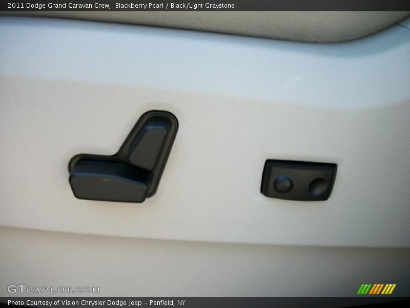Blackberry Pearl / Black/Light Graystone 2011 Dodge Grand Caravan Crew