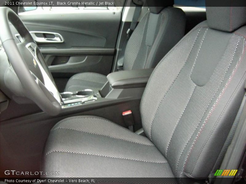 Black Granite Metallic / Jet Black 2011 Chevrolet Equinox LT