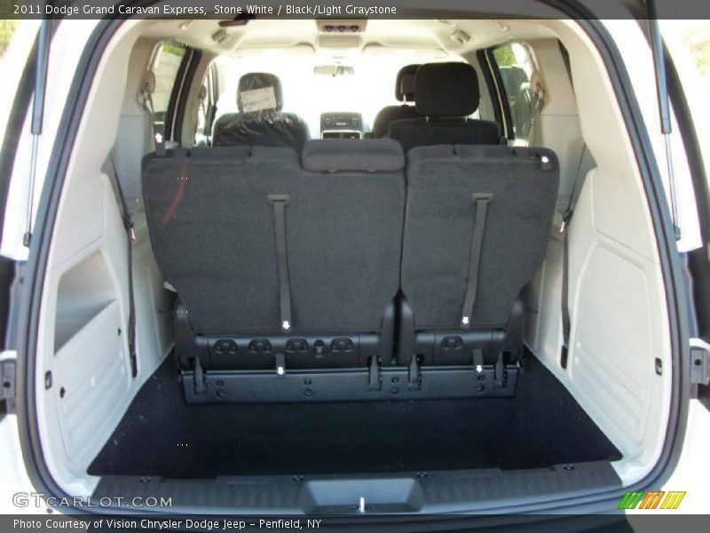 Stone White / Black/Light Graystone 2011 Dodge Grand Caravan Express