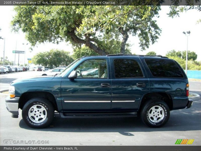 Bermuda Blue Metallic / Gray/Dark Charcoal 2005 Chevrolet Tahoe LT 4x4