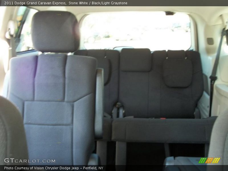 Stone White / Black/Light Graystone 2011 Dodge Grand Caravan Express