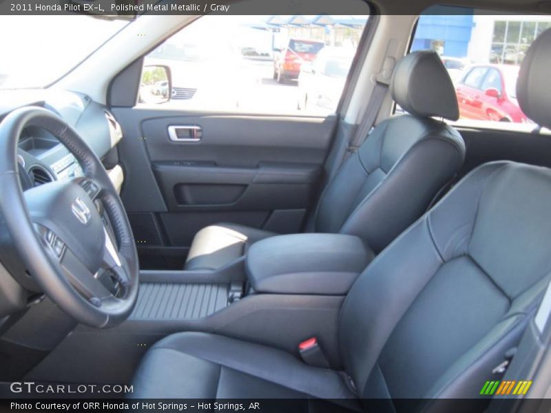 Polished Metal Metallic / Gray 2011 Honda Pilot EX-L
