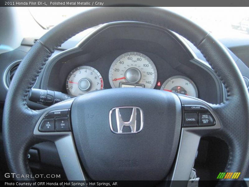 Polished Metal Metallic / Gray 2011 Honda Pilot EX-L