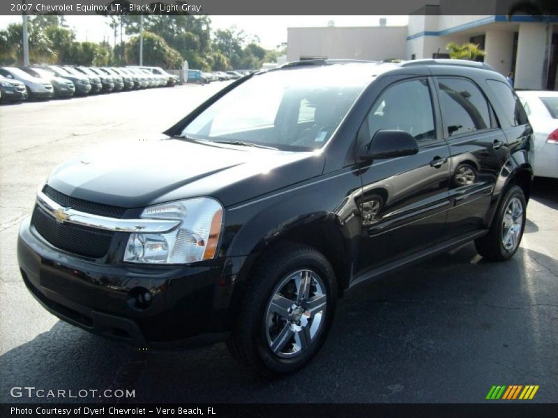 Black / Light Gray 2007 Chevrolet Equinox LT