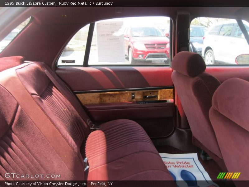 Ruby Red Metallic / Burgundy 1995 Buick LeSabre Custom
