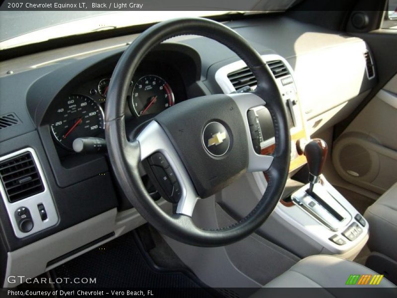 Black / Light Gray 2007 Chevrolet Equinox LT