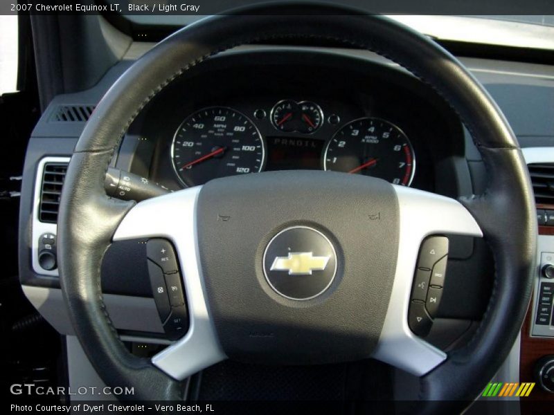 Black / Light Gray 2007 Chevrolet Equinox LT