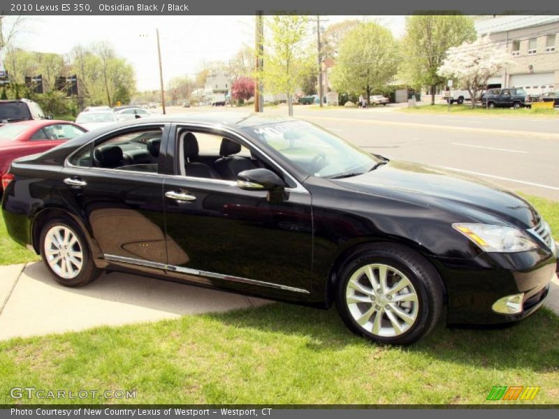 Obsidian Black / Black 2010 Lexus ES 350