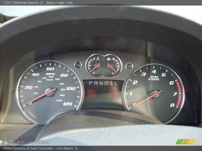 Black / Light Gray 2007 Chevrolet Equinox LT