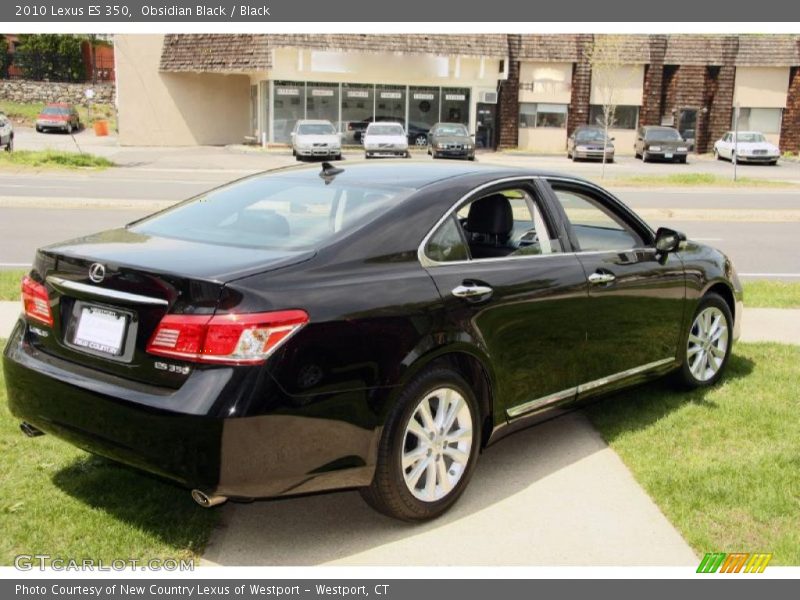 Obsidian Black / Black 2010 Lexus ES 350