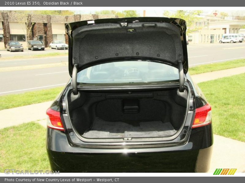 Obsidian Black / Black 2010 Lexus ES 350