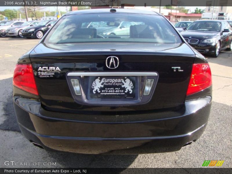 Nighthawk Black Pearl / Ebony 2006 Acura TL 3.2