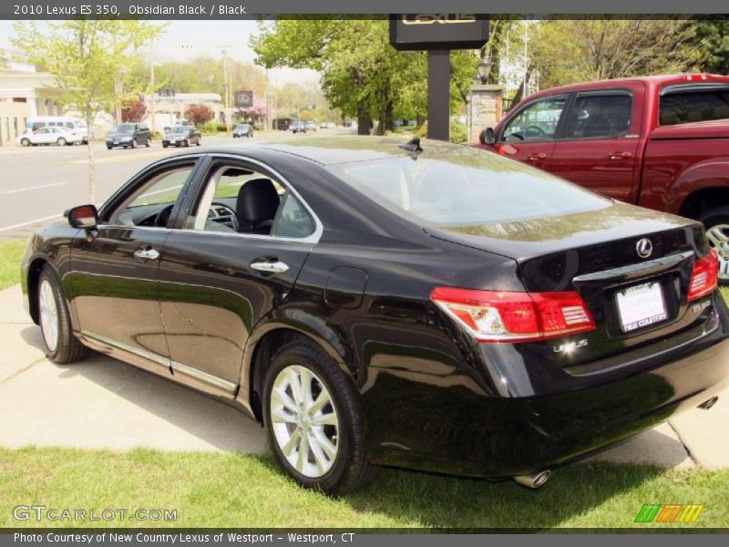 Obsidian Black / Black 2010 Lexus ES 350