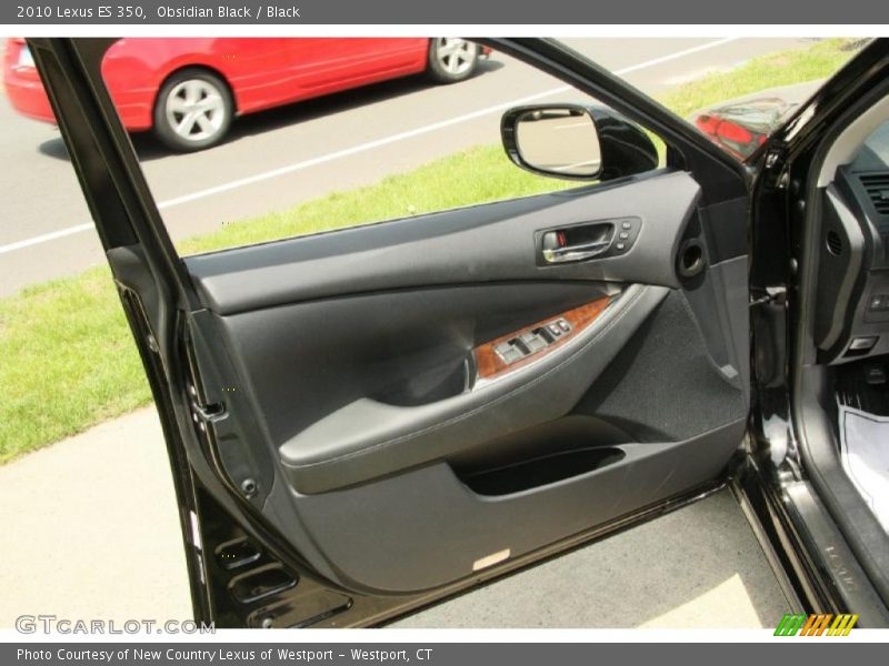 Obsidian Black / Black 2010 Lexus ES 350