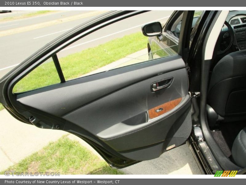 Obsidian Black / Black 2010 Lexus ES 350