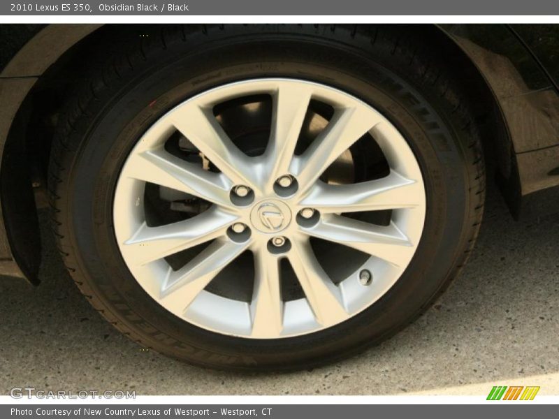 Obsidian Black / Black 2010 Lexus ES 350