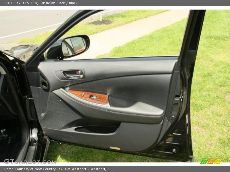 Obsidian Black / Black 2010 Lexus ES 350