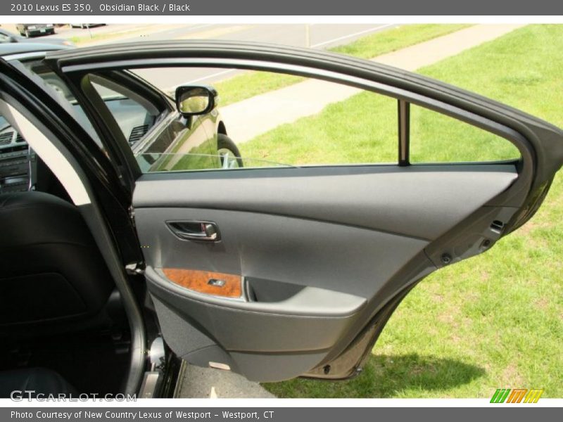 Obsidian Black / Black 2010 Lexus ES 350